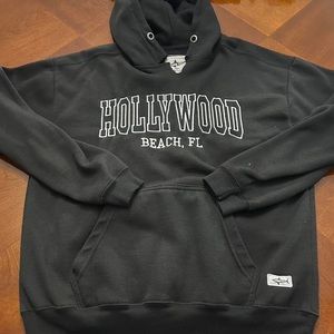 Florida Hoodie Mens L Neckline cut